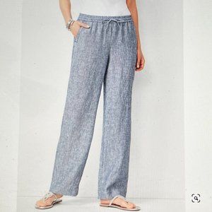 OLD NAVY, NWOT, High-Waisted Linen-Blend, Wide-Leg Pants, SZ S